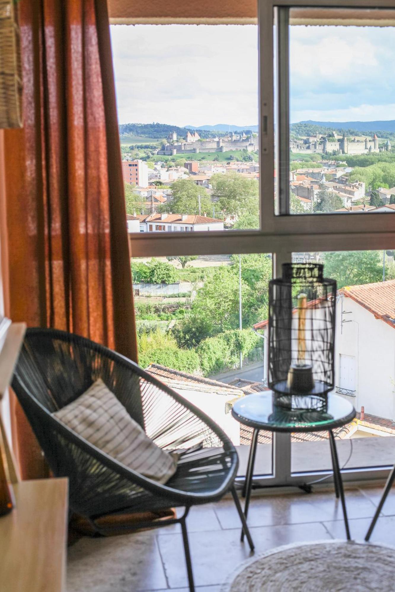 Studio Avec Parking Vue Sur La Cite De Каркассон Экстерьер фото